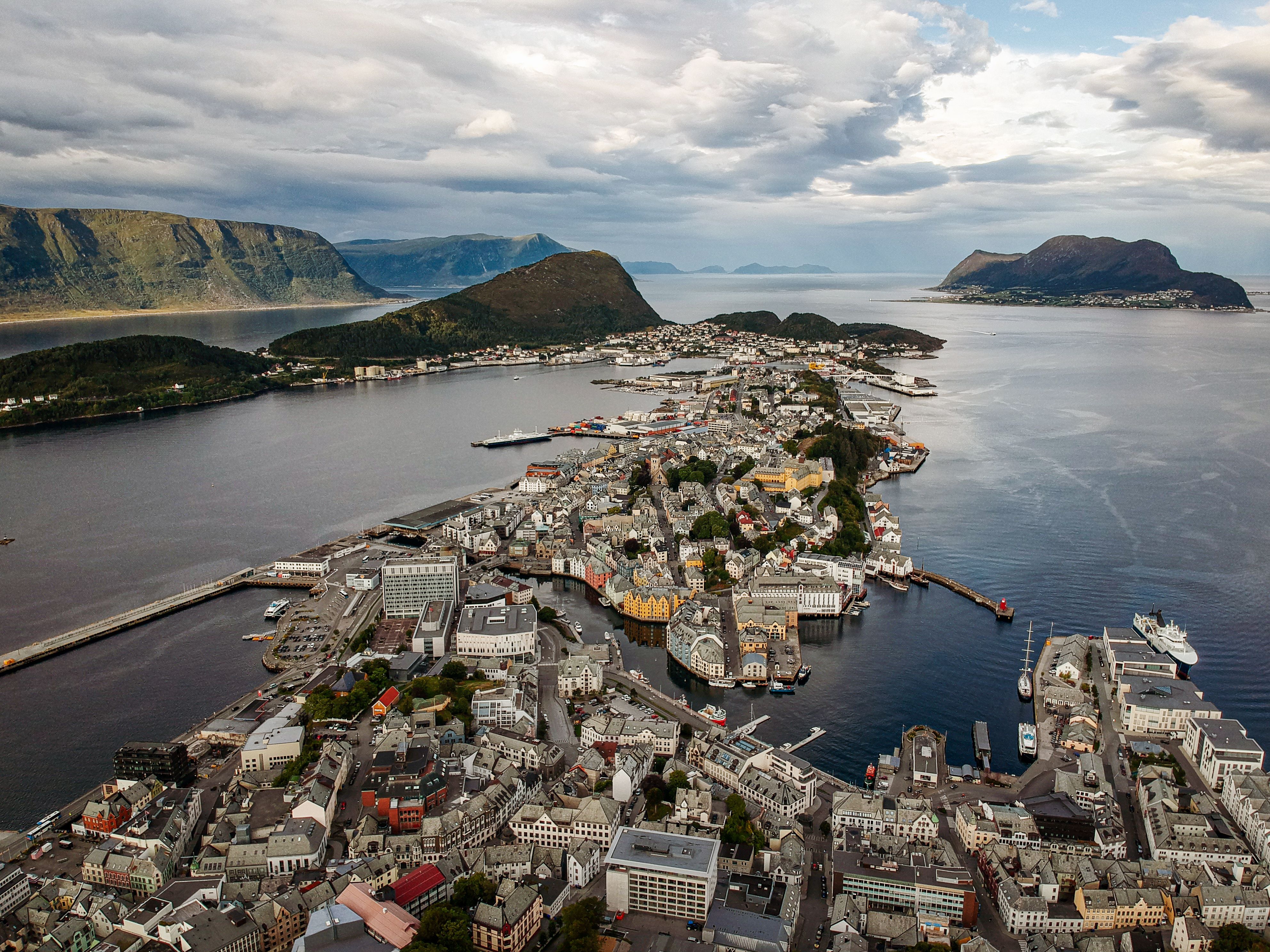 Dramatic fjords and mountains of Northern Europe