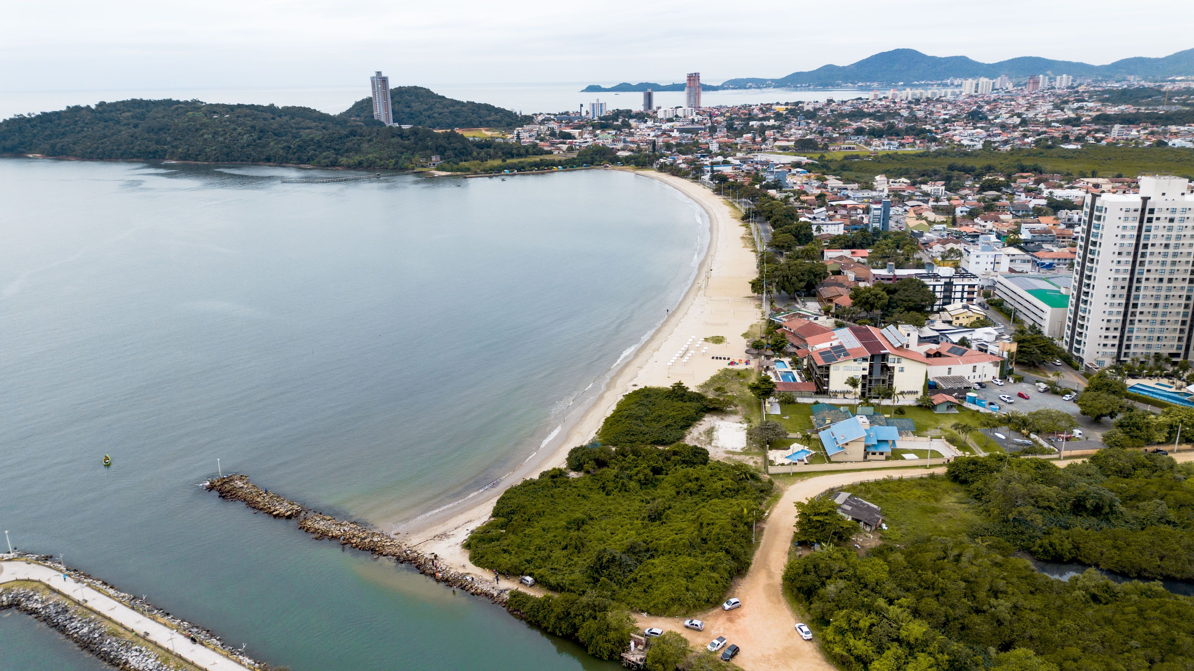 Pristine wilderness and untamed coastline of South America
